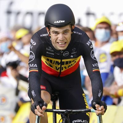 Foto zu dem Text "Van Aert: “Roglic sah heute nicht aus wie sonst“"