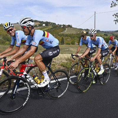 Foto zu dem Text "Alles gerichtet für Van Aert und seine Belgier"