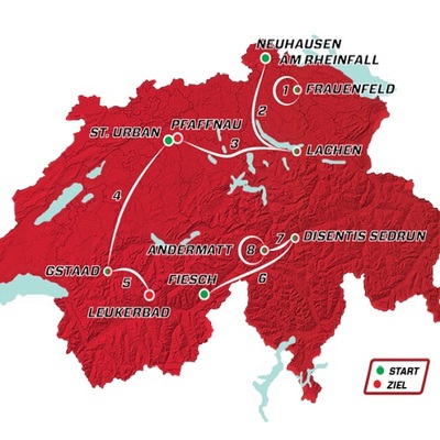 Foto zu dem Text "Tour de Suisse mit (fast) identischem Streckenplan von 2020"
