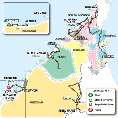 Foto zu dem Text "UAE Tour: Zwei Bergankünfte und erstmals ein Einzelzeitfahren"