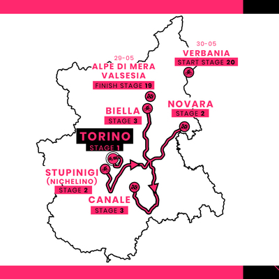 Foto zu dem Text "Giro d´Italia 2021 beginnt mit 9-Kilometer-Zeitfahren in Turin"