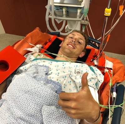 Foto zu dem Text "Quarterman nach Crash mit Teamfahrzeug im Krankenhaus"