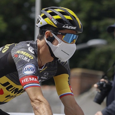 Foto zu dem Text "“Mumie“ Roglic startete gut verpackt in 4. Tour-Etappe"