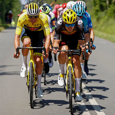 Foto zu dem Text "Van der Poel und Van Aert auch als Ausreißer untrennbar"