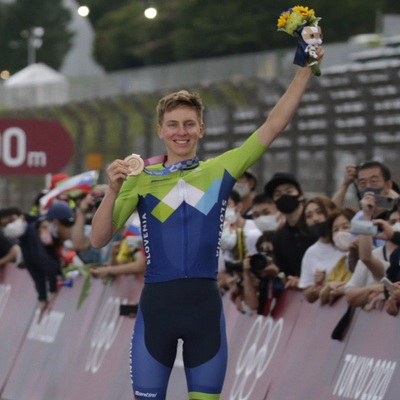 Foto zu dem Text "Tour-Sieger Pogacar mit Olympia-Bronze “super happy“"