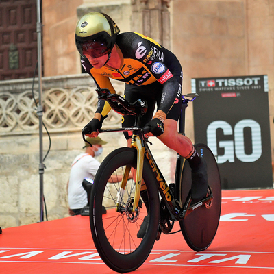 Foto zu dem Text "Roglic setzte seine Zeitfahrserie bei der Vuelta fort"