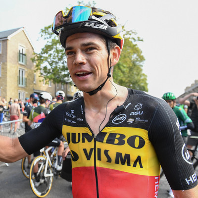 Foto zu dem Text "Van Aert happy: “Fühle mich seit drei Tagen richtig wohl“"