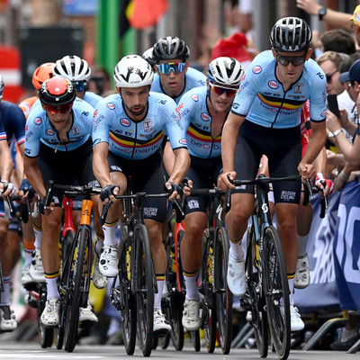 Foto zu dem Text "Lefevere: Evenepoel ebnete Alaphilippe den Weg zum Titel"