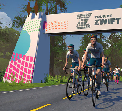 Foto zu dem Text "Tour de Zwift 2022: Für jede/n etwas..."