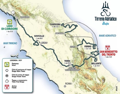 Foto zu dem Text "Tirreno-Adriatico ohne Bergankunft und finales Zeitfahren "
