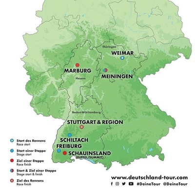 Foto zu dem Text "Meiningen Etappenort: Strecke der D-Tour komplett"