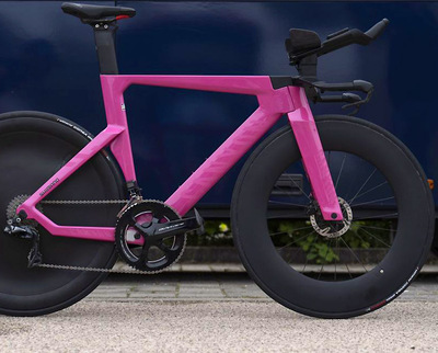 Foto zu dem Text "Van der Poels “Speedmax“ als “Pink Panther“"