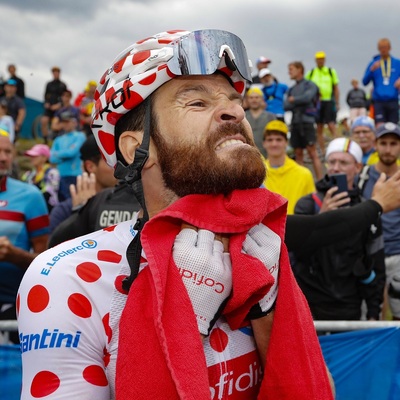 Foto zu dem Text "Geschkes Qual: Er muss das Bergtrikot nach Paris tragen"