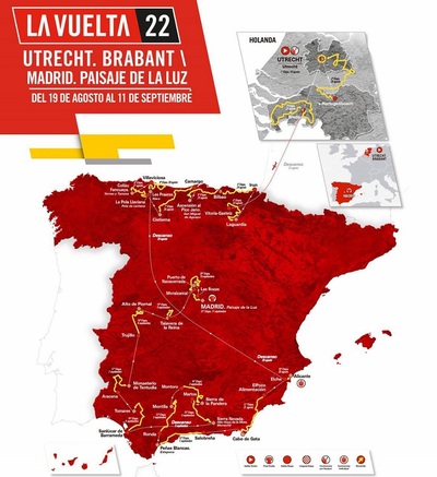 Foto zu dem Text "Der Etappenplan der Vuelta a Espana im Video"