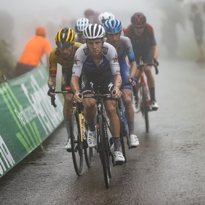 Foto zu dem Text "Auch an der zweiten Bergankunft eine Evenepoel-Show?"