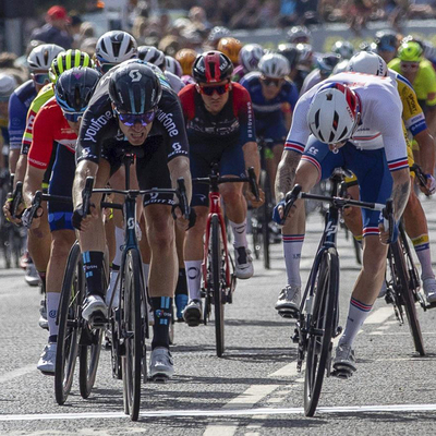 Foto zu dem Text "Bol entscheidet Sprintduell gegen Stewart hauchdünn für sich"