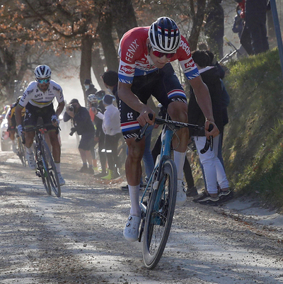 Foto zu dem Text "Van der Poel & Co. treffen auf Schotterpisten-Cracks"