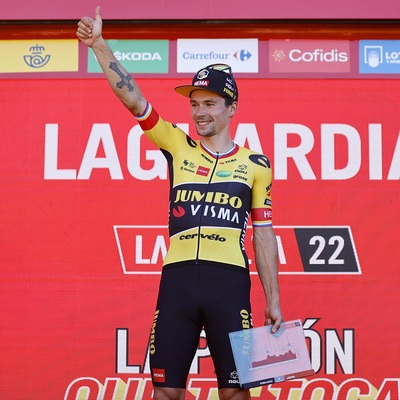 Foto zu dem Text "Roglic hat die Hoffnung auf den Tour-Sieg noch nicht aufgegeben"