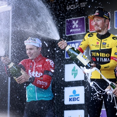 Foto zu dem Text "De Lie: Von der TV-Couch aufs Omloop-Podium"