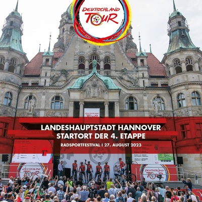 Foto zu dem Text "Schlussetappe der Deutschland Tour beginnt in Hannover"