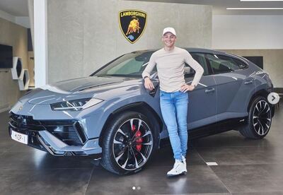 Foto zu dem Text "Van der Poel jetzt Lamborghini-Botschafter"