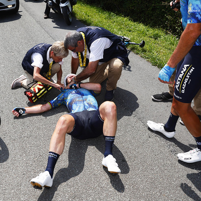 Foto zu dem Text "Cavendish verlässt die größte Bühne im Krankenwagen "