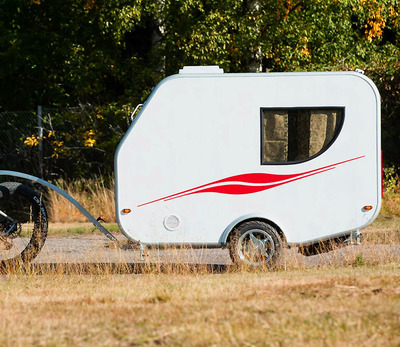 Foto zu dem Text "Hupi Wagon: Der Fahrrad-Wohnwagen"