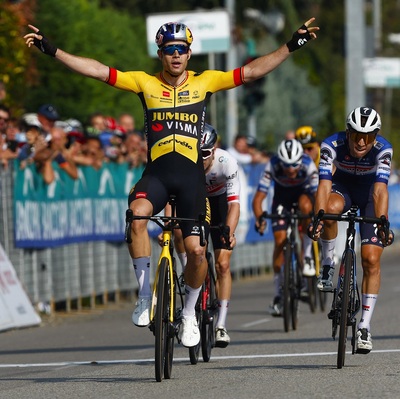 Van Aert si è assicurato un’altra vittoria Jumbo in Italia