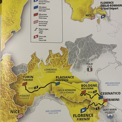 Foto zu dem Text "Ist das die Strecke der Tour de France 2024?"