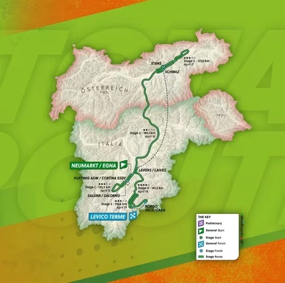 Foto zu dem Text "47. Tour of the Alps mit vielen Bergen und 13.250 Höhenmetern "