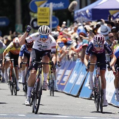 Foto zu dem Text "Neuseeländerin Wollaston gewinnt WorldTour-Auftakt in Australien"