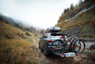 Foto zu dem Text "Atera Strada Trail 2: Solider Fahrradträger auch für schwere Bikes"