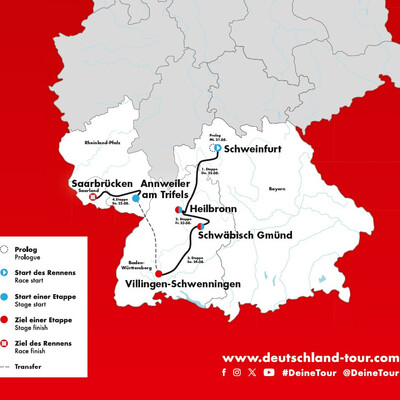 Foto zu dem Text "Die Strecke der Lidl Deutschland Tour 2024 im Detail"