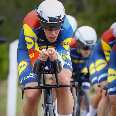 Foto zu dem Text "Mit Stichen am Kinn: Van Dijk startet zur 2. Vuelta-Etappe "