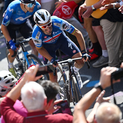 He missed out on the stage win, but Alaphilippe is showing his old class