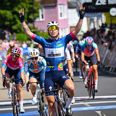 Foto zu dem Text "Wiebes mit nächstem Tagessieg bei RideLondon Classique"