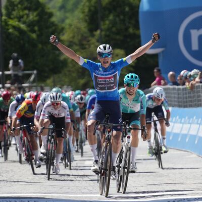 Foto zu dem Text "Giro Next Gen: Magnier sprintet ins Rosa Trikot, Teutenberg 4."