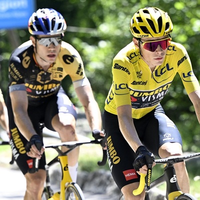 Foto zu dem Text "Visma - Lease a Bike mit Vingegaard und van Aert zur Tour"