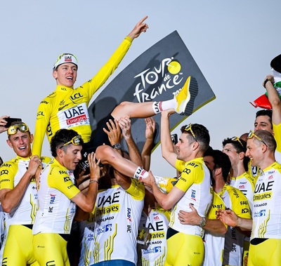 Foto zu dem Text "Pogacar und UAE auch im Preisgeld-Ranking der Tour Nummer 1"