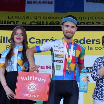 Foto zu dem Text "Alsace: Dorn holt sich Trikot des Kämpferischsten Fahrers"