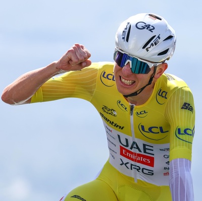 Foto zu dem Text "Pogacar dominiert auch das Bergzeitfahren der Tour de France"
