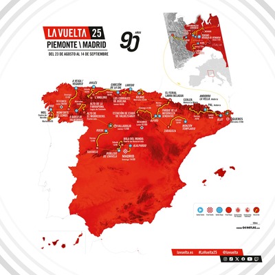 Foto zu dem Text "Großes Vorschau-Paket: Die Strecke der Vuelta a Espana 2025"