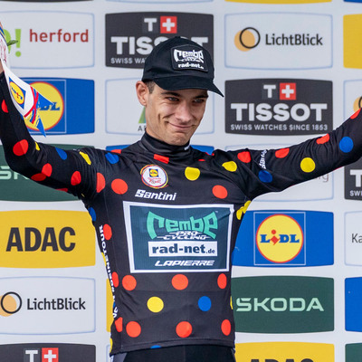 Foto zu dem Text "Flucht-Plan geht auf: Heidemann holt Bergtrikot der Deutschland Tour"