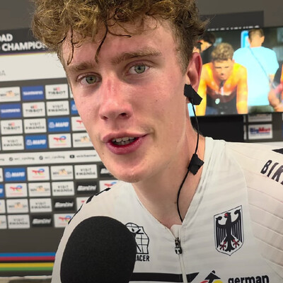 Foto zu dem Text "Reaktionen nach den beiden WM-Einzelzeitfahren der U19"