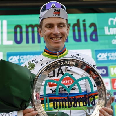 Foto zu dem Text "Lombardia beweist: Pogacars Stern sinkt"