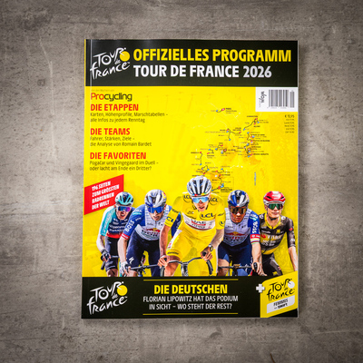 Foto zu dem Text "Ab sofort erhältlich: Das offizielle Sonderheft zur Tour de France 2026 von Procycling "