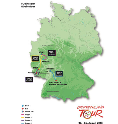 deutschland tour 3. etappe karte