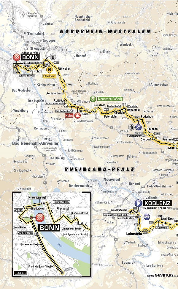 deutschland tour 3. etappe zeitplan